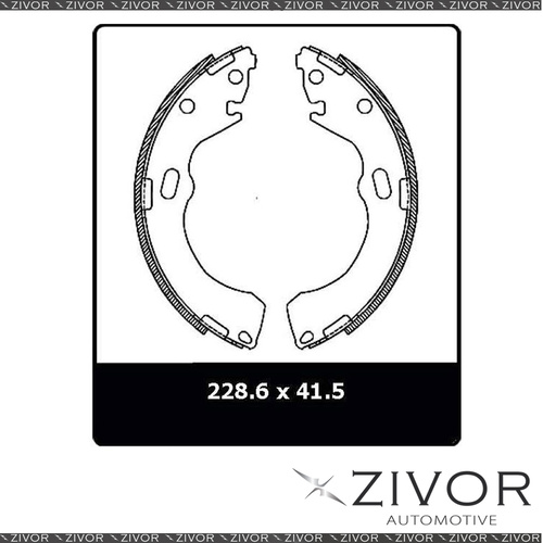 PROTEX Brake Shoes-Rear For MAZDA TRIBUTE 5Z 4D SUV 4WD 2006-2008 #N3000