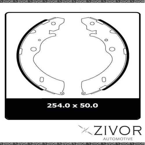PROTEX Brake Shoes-Rear For HOLDEN RODEO RA 4D Ute 4WD 2003-2005 #N3007
