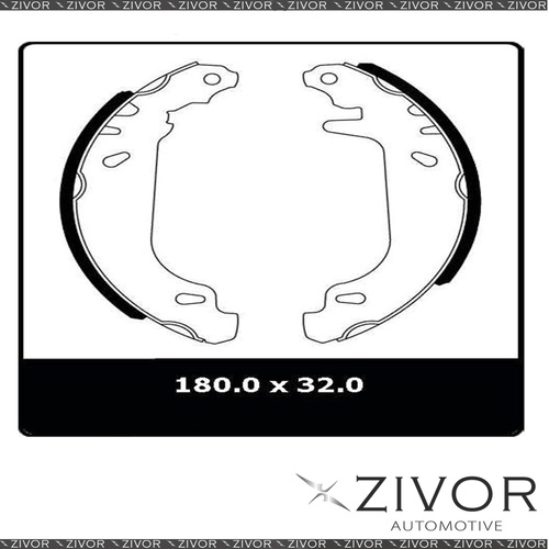 PROTEX Brake Shoes-Rear For PEUGEOT 306 N3, N5 4D H/B FWD 1994-1999 #N3019