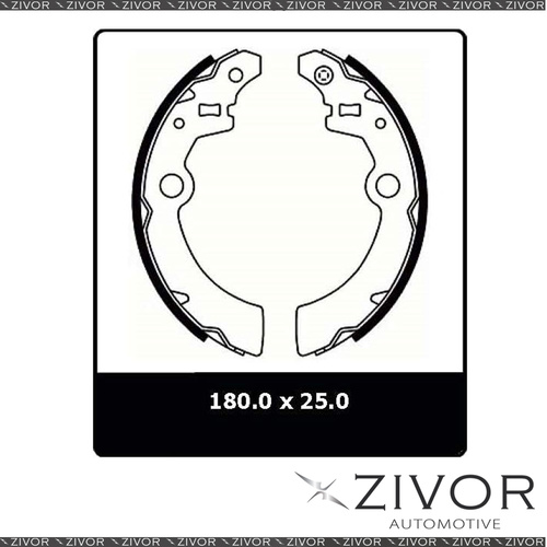 PROTEX Brake Shoes-Rear For HOLDEN CRUZE YG 4D H/B AWD 2002-2006 #N3021