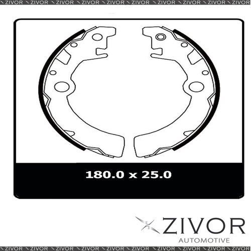 New PROTEX Brake Shoes - Rear For SUZUKI WAGON R . 4D Wgn FWD 1997 - 2001 #N3045