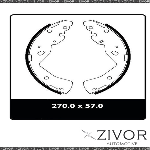 New PROTEX Brake Shoes - Rear For MAZDA B2600 . 4D Ute 4WD 1999 - 2006 #N3053