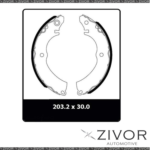 PROTEX Brake Shoes - Rear For MITSUBISHI LANCER CH 4D Wgn FWD 2004 - 2005 #N3073