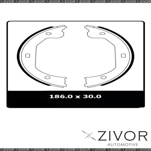 PROTEX Parking Brake Shoe For FORD ESCAPE ZC 4D SUV 4WD 2006-2008 #N3076