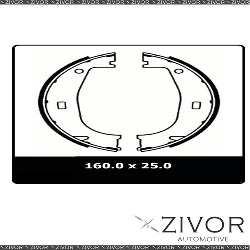 New PROTEX Parking Brake Shoe For BMW Z3 E36 2D Conv RWD 1997 - 1999 #N3084