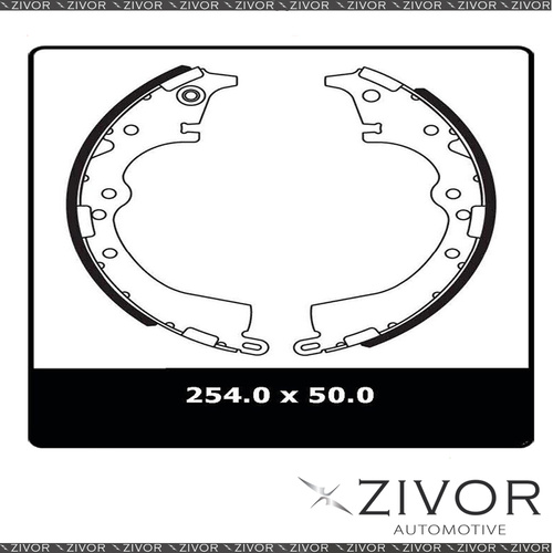 PROTEX Brake Shoes - Rear For TOYOTA HILUX GGN15R 2D C/C RWD 2005 - 2013 #N3088