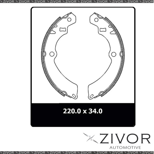 New PROTEX Brake Shoes-Rear For SUZUKI VITARA SV420 2D SUV 4WD 1997-2000 N3102