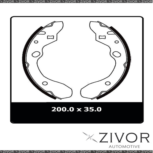 PROTEX Brake Shoes-Rear For FORD LASER KF, KH 2D H/B FWD 1990-1994 #N3104