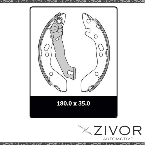 New PROTEX Brake Shoes - Rear For HYUNDAI SCOUPE . 2D Cpe FWD 1990 - 1996 #N3114