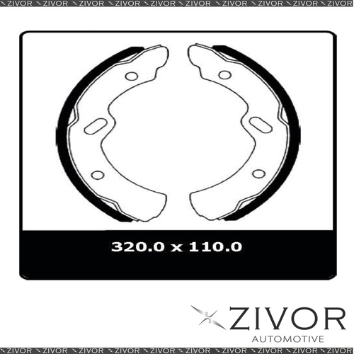 New PROTEX Brake Shoes-Front For MAZDA T4000 . 2D Truck RWD 1989-2001 #N3126