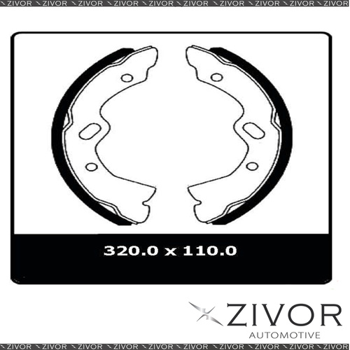 PROTEX Brake Shoes-Rear For FORD TRADER MC, ME 4D C/C RWD 1989-1999 #N3127