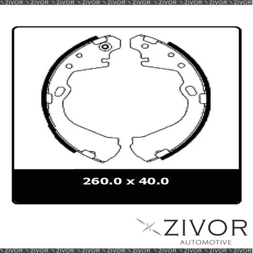PROTEX Brake Shoes-Rear For NISSAN SERENA C23 3D Van RWD 1992-1999 #N3129