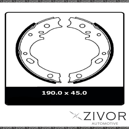 PROTEX Parking Brake Shoe For ISUZU NPR200 NPR70 2D Truck 4X2 2003 - 2005 #N3136