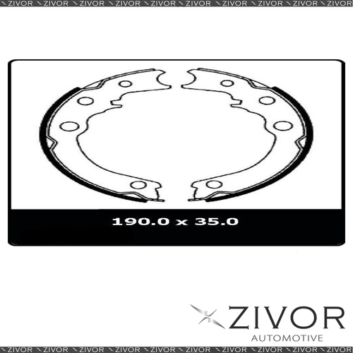 PROTEX Parking Brake Shoe For MAZDA T4000 . 2D Truck RWD 1989-2001 #N3138
