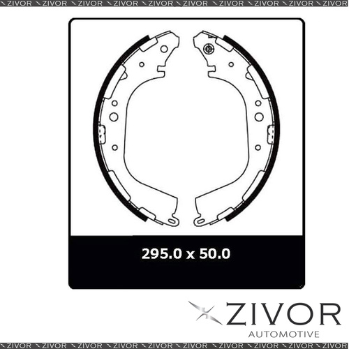 PROTEX Brake Shoes-Rear For NISSAN NAVARA D21 2D Ute 4WD 1986-1997 #N3140