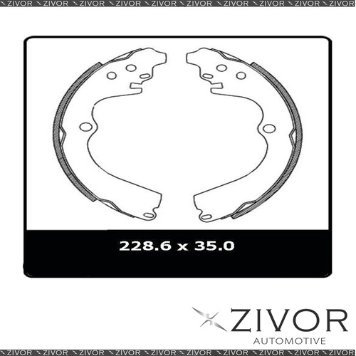 PROTEX Brake Shoes-Rear For SUBARU LEGACY BD 4D Sdn 4WD 1996-1998 #N3143