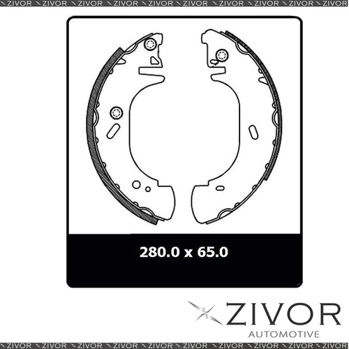 PROTEX Brake Shoes-Rear For FORD TRANSIT VG 2D C/C RWD 1997-2000 #N3150