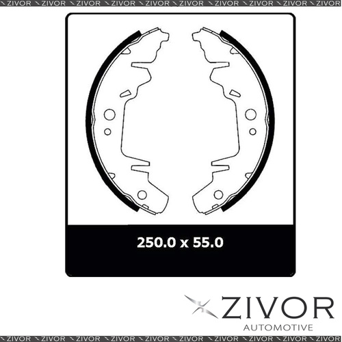 PROTEX Brake Shoes - Rear For CHRYSLER VOYAGER GS 4D Wgn FWD 1997 - 2001 #N3166