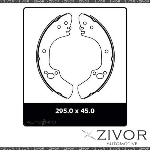 PROTEX Drum Brake Shoe For HOLDEN RODEO TF By ZIVOR #N3167