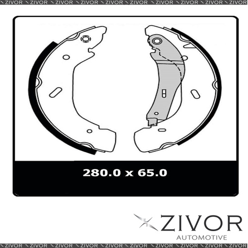 PROTEX Brake Shoes-Rear For FORD TRANSIT VH 2D C/C RWD 2000-2004 #N3183