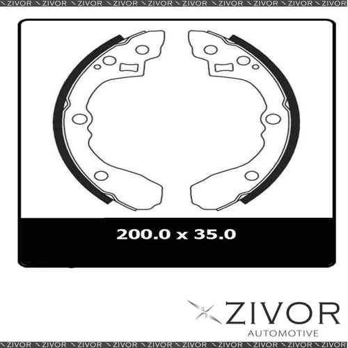 PROTEX Brake Shoes - Rear For KIA MENTOR . 4D H/B FWD 1996 - 2000 By ZIVOR N3189