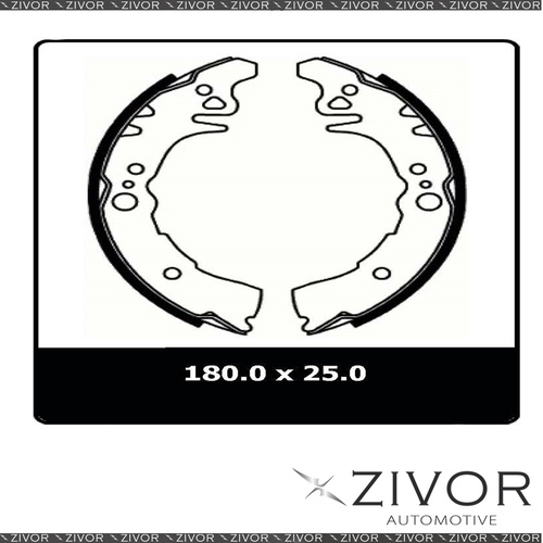 PROTEX Brake Shoes-Rear For DAIHATSU SIRION . 4D H/B FWD 1998-2005 #N3200