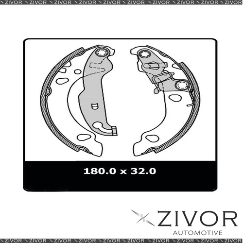 New PROTEX Brake Shoes-Rear For FORD KA TA, TB 2D H/B FWD 1999 - 2003 #N3201