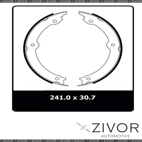 PROTEX Parking Brake Shoe For TOYOTA TUNDRA USK56L 2D Ute 4WD 2009 - 2013 #N3211