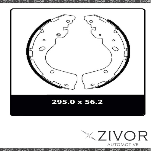 PROTEX Brake Shoes-Rear For NISSAN NAVARA D40 4D Ute 4WD 2005-2015 #N3213