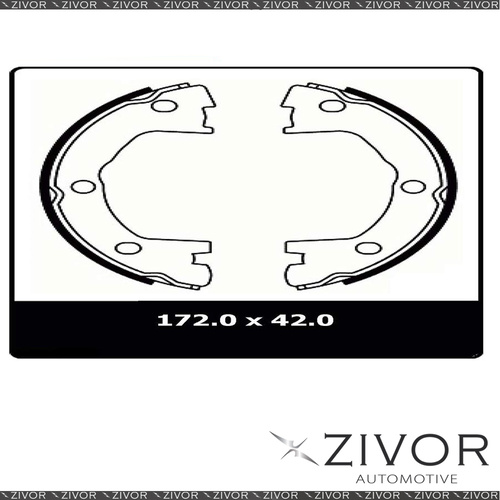 PROTEX Parking Brake Shoe For IVECO DAILY 40C14 2D C/C RWD 2005 - 2006 #N3214