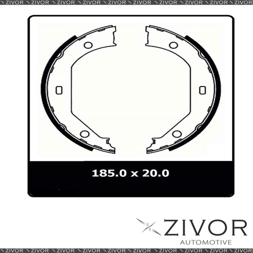 New PROTEX Parking Brake Shoe For BMW 330i E46 4D Wgn RWD 1999 - 2005 #N3235