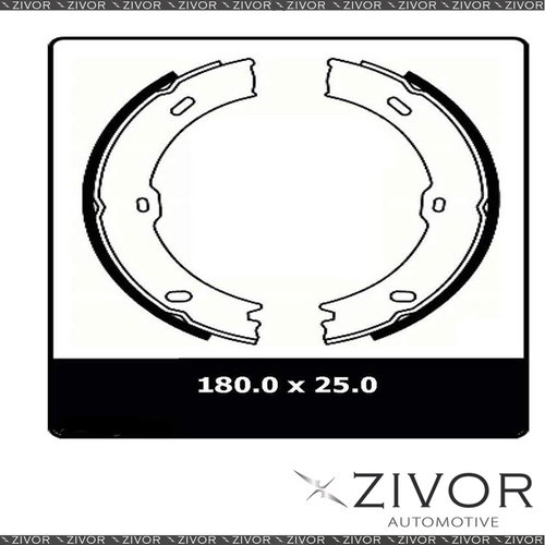 PROTEX Parking Brake Shoe For VOLKSWAGEN CRAFTER 2E 4D Van RWD 2007 - 2012 N3239