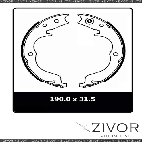 PROTEX Parking Brake Shoe For MITSUBISHI 380 DB 4D Sdn FWD 2005 - 2008 #N3240