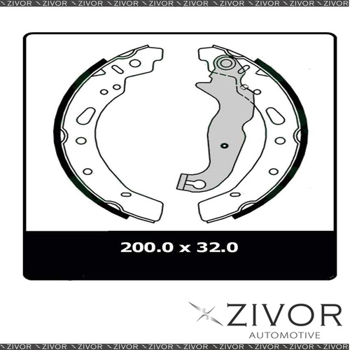 New PROTEX Brake Shoes - Rear For MAZDA MAZDA2 DE 4D Sdn FWD 2010 - 2011 #N3246