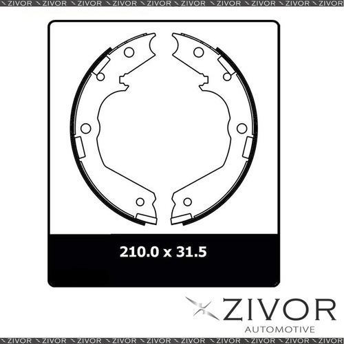PROTEX Parking Brake Shoe For HOLDEN JACKAROO L2, L5 4D SUV 4WD 1992-1998 #N3248