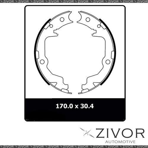 PROTEX Parking Brake Shoe For CHRYSLER SEBRING JS 2D Conv FWD 2007-2016 N3265