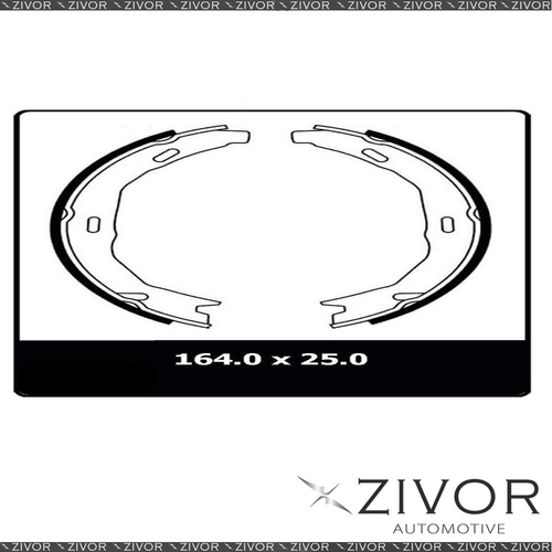 PROTEX Parking Brake Shoe For MERCEDES BENZ E200 A207 2D Conv RWD 2013 - 2016