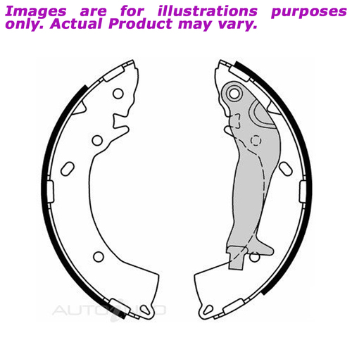 New PROTEX Brake Shoes - Rear For HYUNDAI GETZ TB BU31A 1.5L N3302
