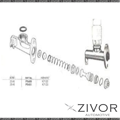 PROTEX Brake Master Cylinder For HOLDEN SPECIAL EK 4D Wgn RWD 1961 - 1962 #P5489