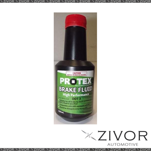 New PROTEX DOT 3 BRAKE FLUID 500ML PBFD3-500ML *By ZIVOR*