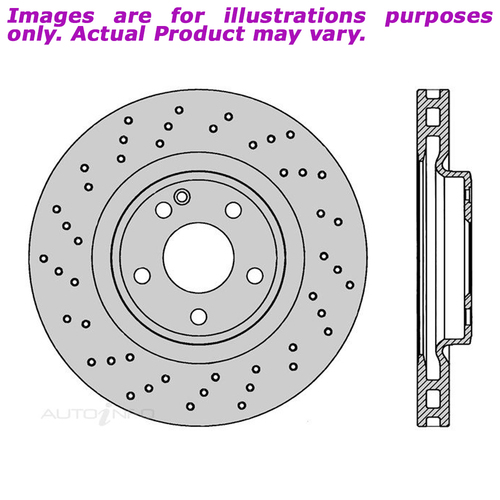 New PROTEX Brake Rotor - Front For MERCEDES BENZ B250 W246 W246 2.0L PDR1010HX