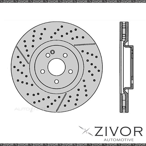 Protex Ultra Disc Rotor-Front For Mercedes Benz A45 CLA45 AMG W176 C117 2013-16
