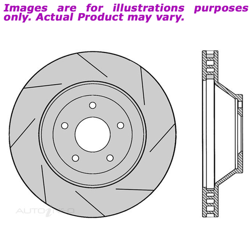 New PROTEX Brake Rotor - Front Left For HSV STATESMAN VS VS 5.7L PDR1168HS