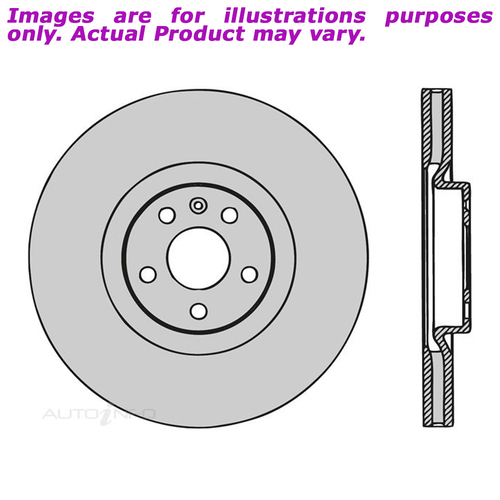 New PROTEX Disc Rotor For VOLVO S90 2.0L 4D Sedan FWD PDR1249H *By Zivor*