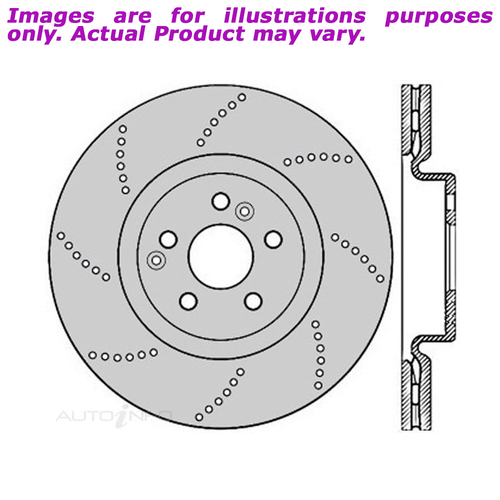 New PROTEX Brake Rotor - Front For MERCEDES AMG C63 W205 W205 4.0L PDR12891HX