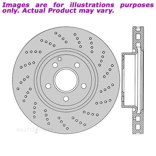 New PROTEX Brake Rotor - Front For MERCEDES BENZ E250 A207 A207 2.0L PDR12948HX