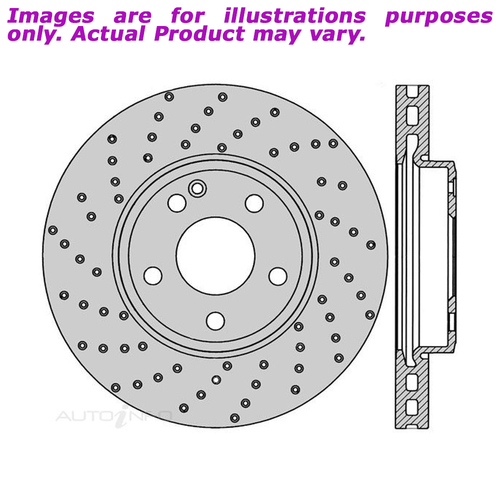 New PROTEX Brake Rotor - Front For MERCEDES BENZ B200d W246 W246 2.1L PDR12997HX