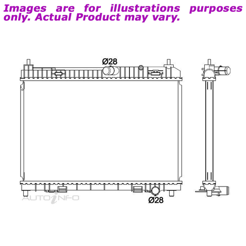 New PROCOOL Radiator For ISUZU FSR650 FSR FSR34 7.8L 2D Truck 4X2 RADF347P