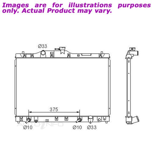 New PROTEX Radiator For HONDA LEGEND KA KA8 3.2L 2D Coupe FWD RADHN132