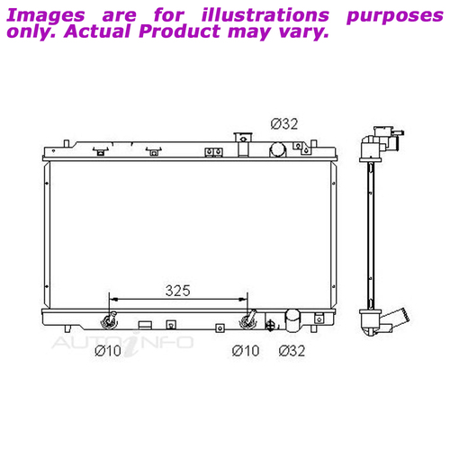 New PROTEX Radiator For HONDA INTEGRA DC DC4 1.8L 2D Liftback FWD RADHN156